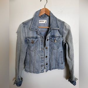 Pistola cropped denim jacket